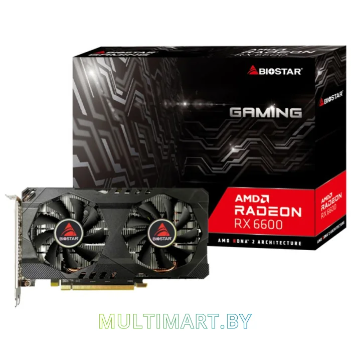 Видеокарта BIOSTAR Radeon RX 6600 Matrix 8GB GDDR6 (VA66M6RM81)